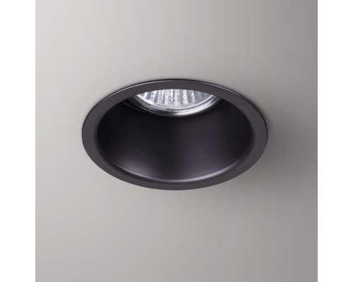 Встраиваемый светильник Novotech 370445 Butt черный GU10 50 Вт