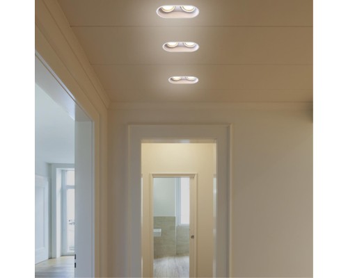 Встраиваемый светильник Novotech 370564 Cloud белый GU10 2*50 Вт