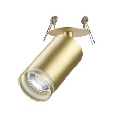 370882 SPOT NT22 239 матовое золото Cветильник встраиваемый IP20 GU10 9W 220V ULAR