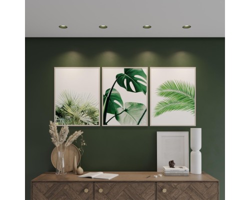 370996 WIR NT25 000 черный Светильник встраиваемый для ГКЛ потолка IP20 GU10 50W 220V NIMBUS