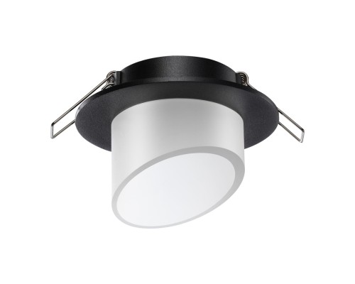 370896 SPOT NT22 черный Светильник встраиваемый IP20 GU10 9W 220V LIRIO