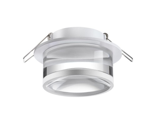 370915 SPOT NT22 белый Светильник встраиваемый IP20 GU10 9W 220V GEM