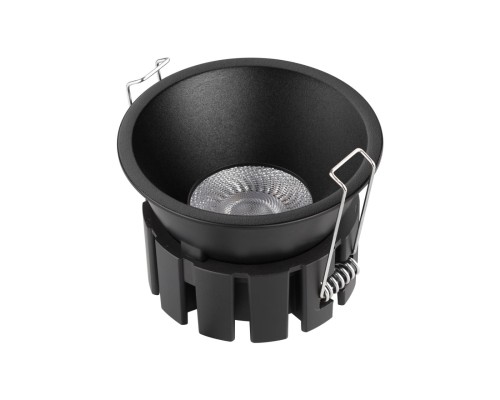 359858 WIR NT25 508 черный Светильник встраиваемый с переключателем цв. температуры и угла рассеивания IP44 LED 12W 220-240V 2700К\3200К\4000К SOLIS