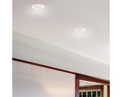 357907 SPOT NT19 492 белый Встраиваемый светильник IP44 LED 4000K 10W 100-265V DRUM