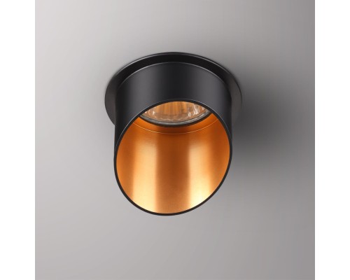 Встраиваемый светильник Novotech 370435 Butt черный GU10 50 Вт