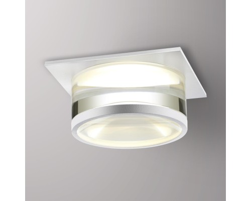 370917 SPOT NT22 белый Светильник встраиваемый IP20 GU10 9W 220V GEM