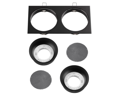 371008 WIR NT25 000 черный Светильник встраиваемый IP20 GX53 12W 220-240V GEMINI