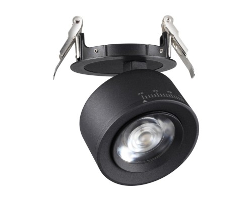 358944 SPOT NT22 черный Светильник встраиваемый светодиодный IP20 LED 4000К 18W 220V EDDY