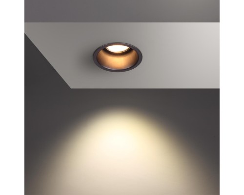 Встраиваемый светильник Novotech 370445 Butt черный GU10 50 Вт