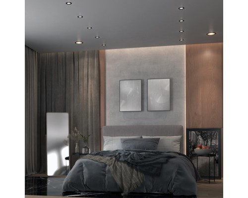 358953 SPOT NT22 бронза светлая Встраиваемый светодиодный светильник с переключателем цветовой температуры IP20 LED 3000К\4000К\6000К 15W 220V LANTE