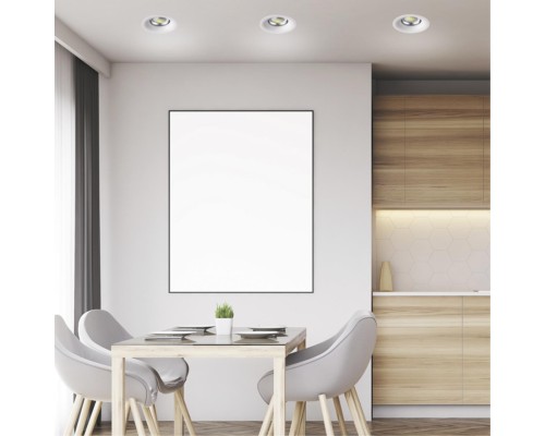 358024 SPOT NT19 464 белый Встраиваемый светильник IP20 LED 4100К 10W 220V GLOK