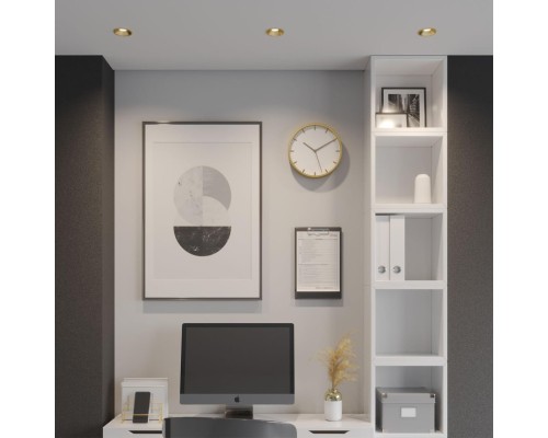 359853 WIR NT25 506 бронза Светильник встраиваемый с переключателем цв. температуры IP20 LED 12W 220-240V 2700К\3200К\4000К NOVA