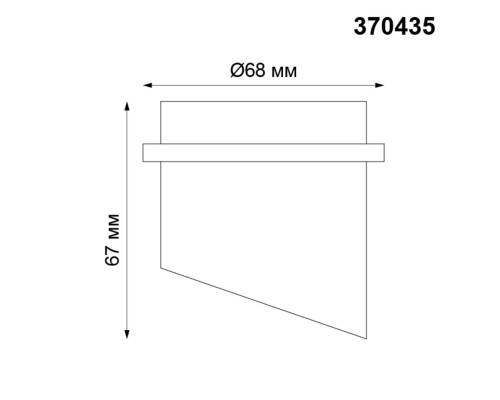 Встраиваемый светильник Novotech 370435 Butt черный GU10 50 Вт