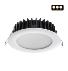 358952 SPOT NT22 белый Встраиваемый светодиодный светильник с переключателем цветовой температуры IP20 LED 3000К\4000К\6000К 15W 220V LANTE