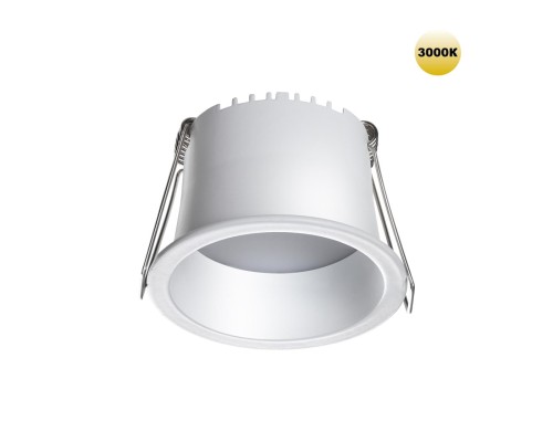 359232 SPOT NT23 282 белый Светильник встраиваемый светодиодный IP20 LED 6W 220V 360Лм 3000К TRAN