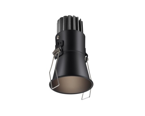 358907 SPOT NT22 черный Встраиваемый светодиодный светильник с переключателем цветовой температуры IP20 LED 3000К\4000К\6000К 7W 220V LANG