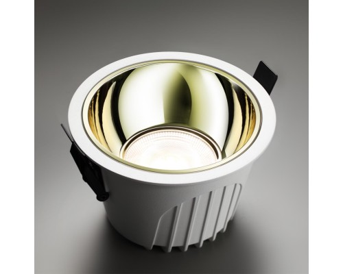 358696 SPOT NT21 207 белый/золото Светильник встраиваемый светодиодный IP20 LED 4000К 20W 100-265V KNOF