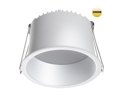 359236 SPOT NT23 282 белый Светильник встраиваемый светодиодный IP20 LED 12W 220V 840Лм 3000К TRAN