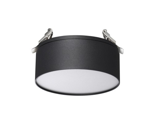 358753 SPOT NT21 198 черный Светильник встраиваемый светодиодный IP20 LED 24W 4000K 2100Лм 100-265V PROMETA