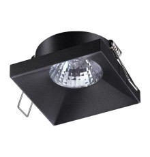 370741 SPOT NT21 205 черный Светильник встраиваемый IP20 GU10 50W 220V METIS