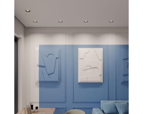 359885 WIR NT26 000 черный Светильник встраиваемый с переключателем цв. температуры IP20 LED 7W 100-265V 3000К/4000К/6000К ECLAT