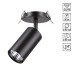 Встраиваемый светильник Novotech 370416 Pipe черный GU10 50 Вт