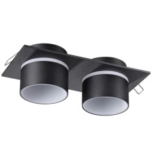 370719 SPOT NT21 208 черный Светильник встраиваемый IP20 GU10 9W 235V LIRIO