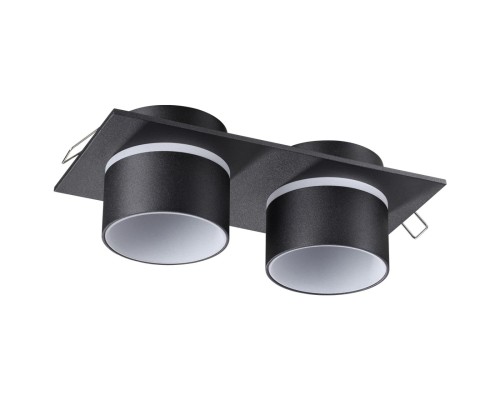 370719 SPOT NT21 208 черный Светильник встраиваемый IP20 GU10 9W 235V LIRIO