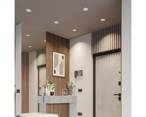 359854 WIR NT25 506 белый Светильник встраиваемый с переключателем цв. температуры IP20 LED 18W 220-240V 2700К\3200К\4000К NOVA