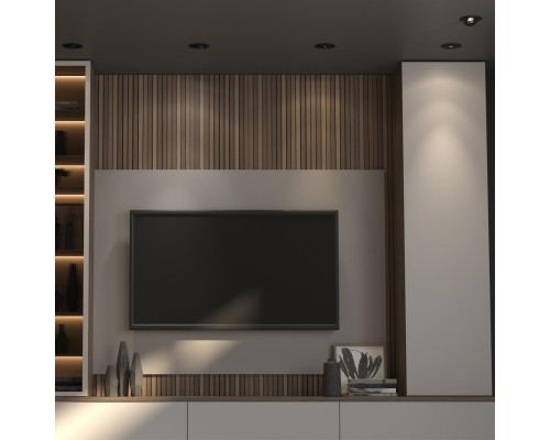 358818 SPOT NT21 210 черный Светильник встраиваемый светодиодный IP20 LED 18W 1600Лм 4000K 220V GESSO