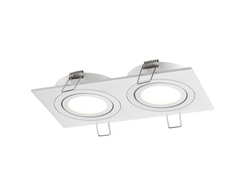 371021 WIR NT25 577 белый Светильник встраиваемый поворотный IP20 GU10 2*50W 220-240V MORUS