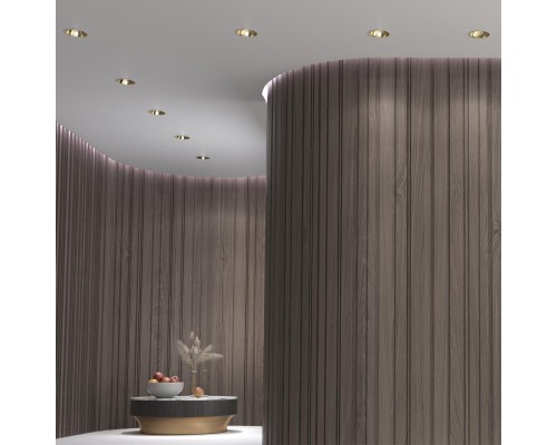 358696 SPOT NT21 207 белый/золото Светильник встраиваемый светодиодный IP20 LED 4000К 20W 100-265V KNOF