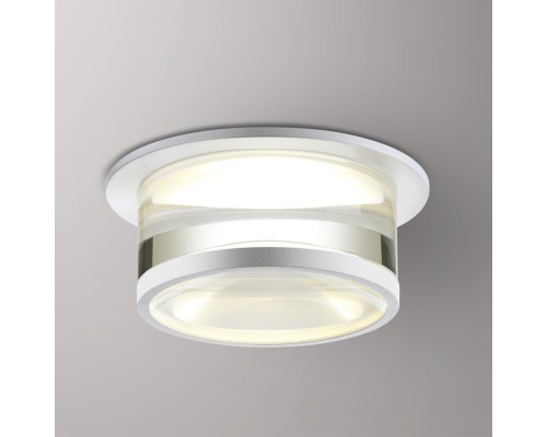 370915 SPOT NT22 белый Светильник встраиваемый IP20 GU10 9W 220V GEM