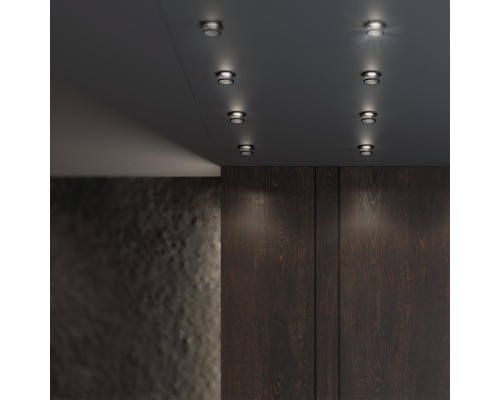 370920 SPOT NT22 черный Светильник встраиваемый IP20 GU10 9W 220V GEM