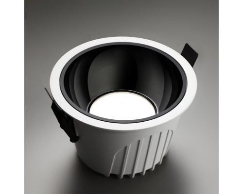 358695 SPOT NT21 207 белый/черный Светильник встраиваемый светодиодный IP20 LED 4000К 20W 100-265V KNOF