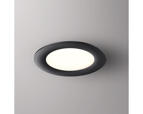 358948 SPOT NT22 черный Встраиваемый светодиодный светильник с переключателем цветовой температуры IP20 LED 3000К\4000К\6000К 10W 220V LANTE