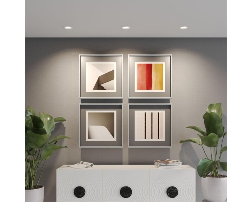 359840 WIR NT25 502 белый Светильник встраиваемый с переключателем цв. температуры и угла рассеивания IP44 LED 10W 220-240V 2700К\3200К\4000К RAYNE