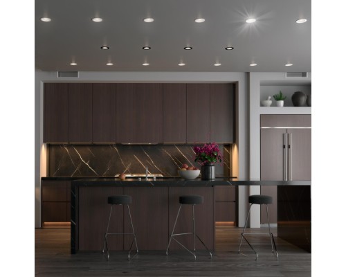 358948 SPOT NT22 черный Встраиваемый светодиодный светильник с переключателем цветовой температуры IP20 LED 3000К\4000К\6000К 10W 220V LANTE