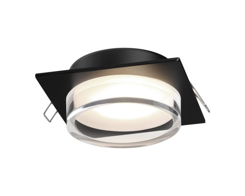 371028 WIR NT25 570 черный Светильник встраиваемый IP20 GX53 12Вт 220-240V GEM