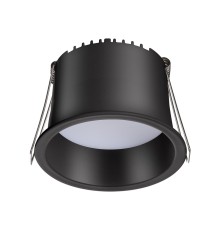 358900 SPOT NT22 черный Светильник встраиваемый светодиодный IP20 LED 4000К 9W 220V TRAN