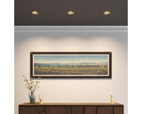 359856 WIR NT25 506 бронза Светильник встраиваемый с переключателем цв. температуры IP20 LED 18W 220-240V 2700К\3200К\4000К NOVA