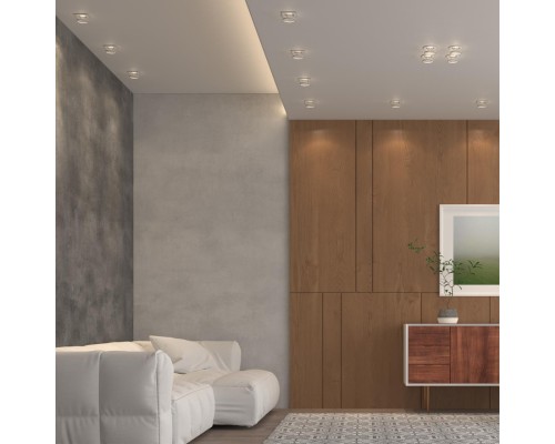 370919 SPOT NT22 белый Светильник встраиваемый IP20 GU10 9W 220V GEM