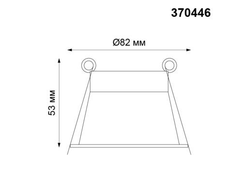 Встраиваемый светильник Novotech 370446 Butt белый GU10 50 Вт
