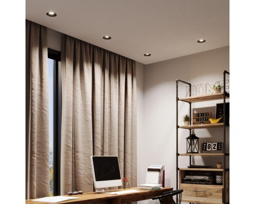 359889 WIR NT26 000 черный Светильник встраиваемый с переключателем цв. температуры IP20 LED 15W 100-265V 3000К/4000К/6000К ECLAT