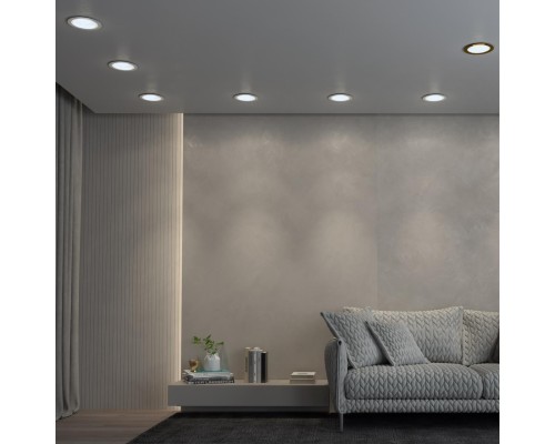 358955 SPOT NT22 белый Встраиваемый светодиодный светильник с переключателем цветовой температуры IP20 LED 3000К\4000К\6000К 20W 220V LANTE