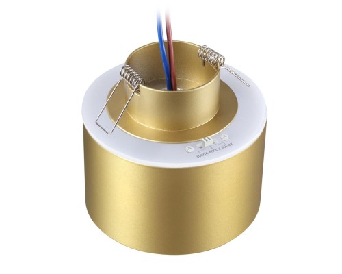 358963 SPOT NT22 бронза св. Светильник встраиваемый с переключ. цв. температуры IP20 LED 3000К\4000К\6000К 12W вниз + 3W вверх 110-265V GIRO