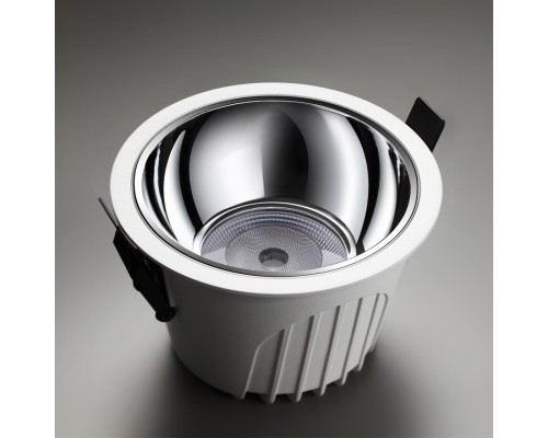 358693 SPOT NT21 207 белый/хром Светильник встраиваемый светодиодный IP20 LED 4000К 20W 100-265V KNOF