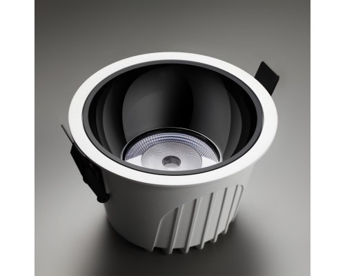 358695 SPOT NT21 207 белый/черный Светильник встраиваемый светодиодный IP20 LED 4000К 20W 100-265V KNOF