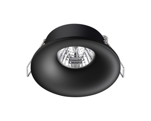 370843 SPOT NT22 248 черный Светильник встраиваемый IP20 GU10 50W 220V METIS
