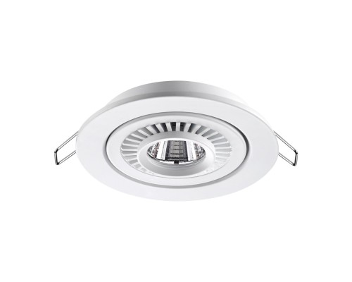 358815 SPOT NT21 210 белый Светильник встраиваемый светодиодный IP20 LED 9W 770Лм 4000K 220V GESSO